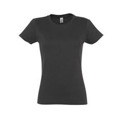 SOLs imperial Frauen T-Shirt - Dark Grey Solid