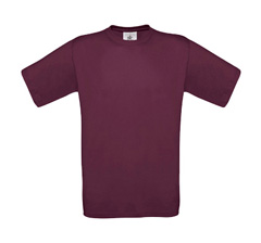 B&C Exact 150 T-Shirt - Burgundy