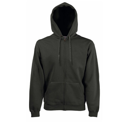 Classic Zip Sweat Jacke - Charcoal