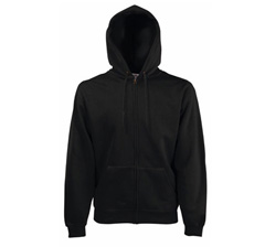 Classic Zip Sweat Jacke - Schwarz