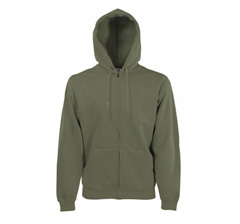 Classic Zip Sweat Jacke - Classic Olive