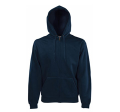 Classic Zip Sweat Jacke - Deep Navy