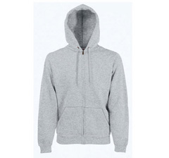 Classic Zip Sweat Jacke - Heather Grey