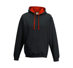 Just Hoods Kapuzenpulli - Schwarz - Rot