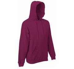 Fruit of the Loom Premium Hoody - Burgundy