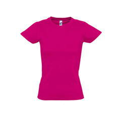 SOLs Imperial Frauen T-Shirt - Fuchsia